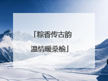 粽香传古韵 温情暖桑榆