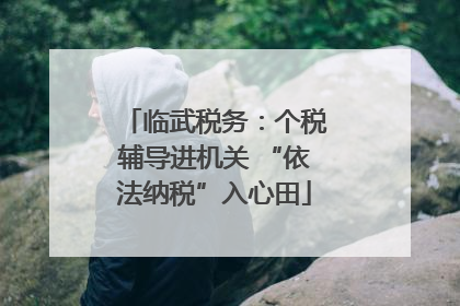 临武税务：个税辅导进机关 “依法纳税”入心田