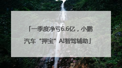 一季度净亏6.6亿，小鹏汽车“押宝”AI智驾辅助