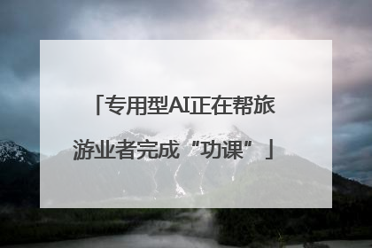 专用型AI正在帮旅游业者完成“功课”