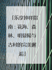 乐享钟祥指南：花海、森林、明显陵与古村的完美邂逅
