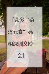 众多“菏泽元素”亮相深圳文博会