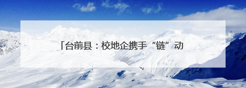 台前县：校地企携手“链”动 为羽绒产业注入“匠心动能”
