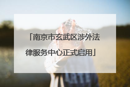 南京市玄武区涉外法律服务中心正式启用