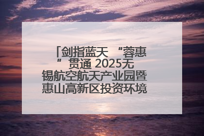 剑指蓝天 “蓉惠”贯通 2025无锡航空航天产业园暨惠山高新区投资环境推介会在成都举行