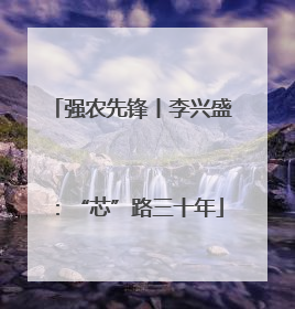 强农先锋丨李兴盛：“芯”路三十年
