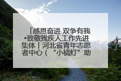感恩奋进 双争有我•致敬残疾人工作先进集体丨河北省青年志愿者中心（“小橘灯”助残接力计划实施团队）：用温暖陪伴，守护特殊孩子成长