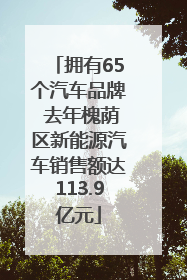 拥有65个汽车品牌 去年槐荫区新能源汽车销售额达113.9亿元