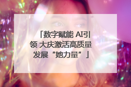 数字赋能 AI引领 大庆激活高质量发展“她力量”