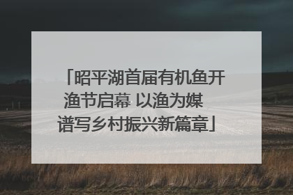 昭平湖首届有机鱼开渔节启幕 以渔为媒 谱写乡村振兴新篇章