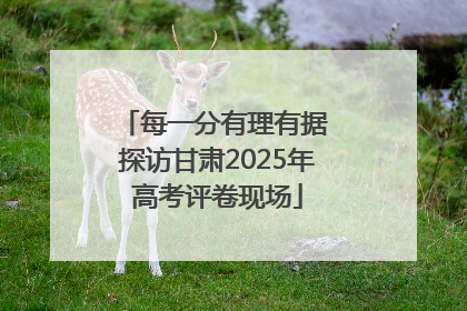 每一分有理有据 探访甘肃2025年高考评卷现场
