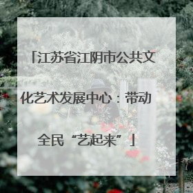江苏省江阴市公共文化艺术发展中心：带动全民“艺起来”
