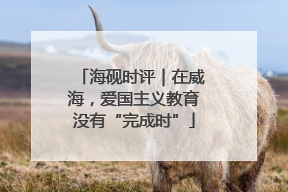 海砚时评｜在威海，爱国主义教育没有“完成时”