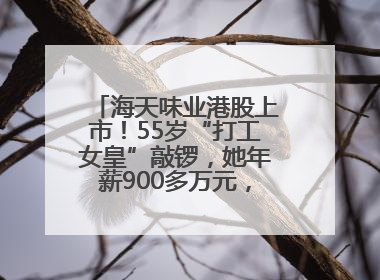 海天味业港股上市！55岁“打工女皇”敲锣，她年薪900多万元，身家超335亿