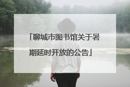 聊城市图书馆关于暑期延时开放的公告
