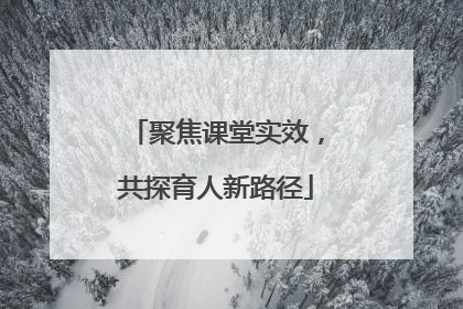 聚焦课堂实效，共探育人新路径