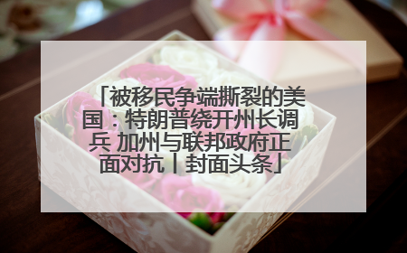 被移民争端撕裂的美国：特朗普绕开州长调兵 加州与联邦政府正面对抗丨封面头条