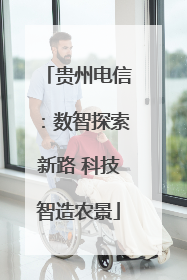 贵州电信：数智探索新路 科技智造农景