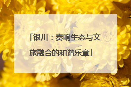 银川：奏响生态与文旅融合的和谐乐章