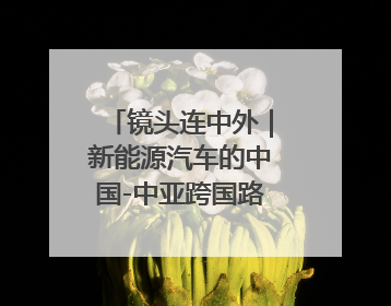 镜头连中外｜新能源汽车的中国-中亚跨国路（15）