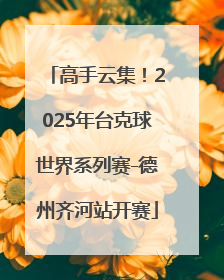 高手云集！2025年台克球世界系列赛-德州齐河站开赛