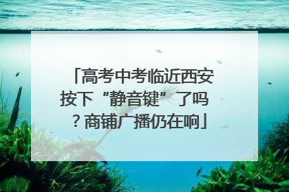 高考中考临近西安按下“静音键”了吗？商铺广播仍在响
