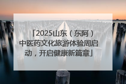 2025山东（东阿）中医药文化旅游体验周启动，开启健康新篇章