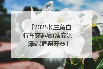 2025长三角自行车穿越赛(淮安洪泽站)鸣笛开赛