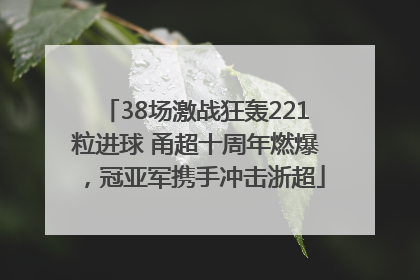38场激战狂轰221粒进球 甬超十周年燃爆，冠亚军携手冲击浙超