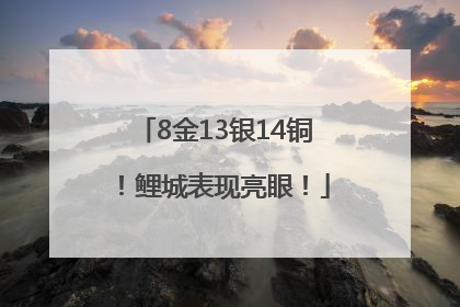 8金13银14铜！鲤城表现亮眼！